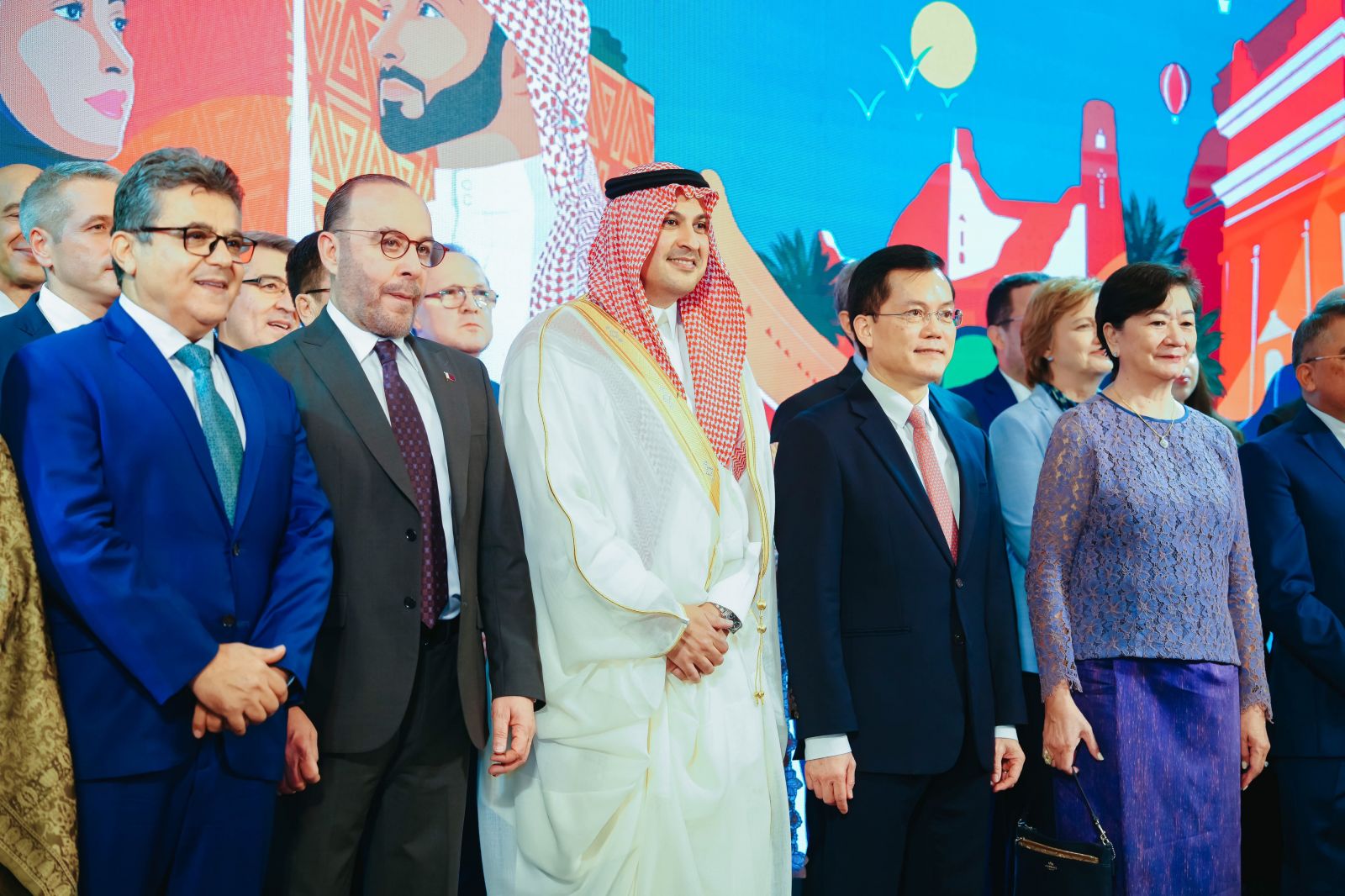شركة الفيتنامية العربية للسفر حضرت حفل اليوم الوطني السعودي ٩٣ في هانوي