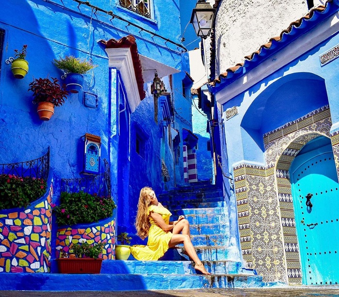 Thành phố Chefchaouen Morocco - Viên ngọc xanh ở xứ sở diệu kỳ