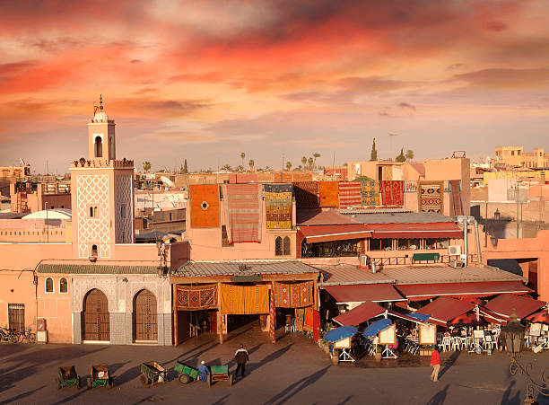 ‘Thành phố đỏ’ rực rỡ ở Morocco